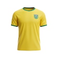 Camisa Brasil Uniforme 1 Torcedor Amarelo Olden Sports - Masculino AMARELO