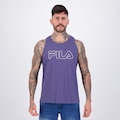 Regata Fila Letter Outline Masculina AZUL ESCURO