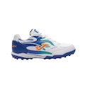 CHUTEIRA DE SOCIETY JOMA TOP FLEX JR INFANTIL BRANCO/AZUL CLA