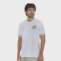 Camisa Do Santos Trilar Braziline Masculina BRANCO