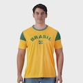 Camisa Brasil Dengo Braziline Masculina AMARELO