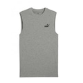 Camiseta Regata Puma Essentials No1 Logo Masculina CINZA