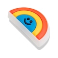 Jibbitz Crocs Arco-Íris de Sorriso BRANCO