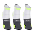 Kit 3 Pares de Meia Running Power Fit Lupo Adulto BRANCO