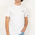 Camiseta Quiksilver Transfer Square Masculina BRANCO