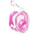 Mascara Subaquática de de Mergulho Gold Sports Full Face Confort Com Snorkel ROSA