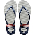 Chinelo Havaianas Slim Nautical Feminino AZUL/VERMELHO