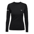 Camiseta Puma Manga Longa Proteção Solar UV50+ Feminina PRETO