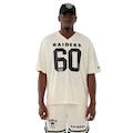 Camiseta Oversize Oakland Raiders NFL New Era Masculino OFF WHITE