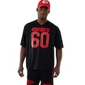 Camiseta Oversize Kansas City Chiefs NFL New Era Masculino PRETO