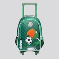 Mochila com Rodas e Alças Palmeiras Escolar Mascote 16 VERDE