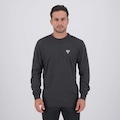 Blusão Moletom Pullover São Paulo Conto Masculino CINZA