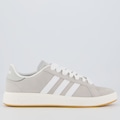 Tenis Masculino adidas Grand Court Base Suede CINZA