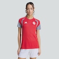 Camisa adidas Internacional Treino 2026 Feminina VERMELHO