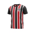 Camisa São Paulo Tricolor Exultante Braziline - Masculino PRETO/VERMELHO