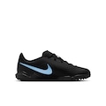 Chuteira de Society Infantil Nike Tiempo Maestro Club PRETO/AZUL CLA