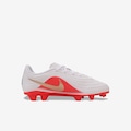 Chuteira de Campo Infantil Nike Tiempo Maestro Club BRANCO/VERMELHO