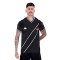 Camisa Kappa Vasco Supporter Tradition Masculina PRETO