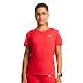 Camiseta adidas Own The Run 3 Stripes Feminina VERMELHO