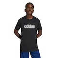Camiseta Essentials adidas Infantil PRETO/BRANCO