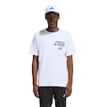 Camiseta Estampa Forever In Stripes adidas Masculina BRANCO