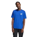 Camiseta Bordado Pequeno Estampa Surf adidas Masculina AZUL