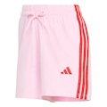 Shorts Essentials Três Listras adidas Feminino ROSA