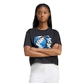 Camiseta Estampa House Of Tiro adidas Feminina PRETO