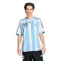 Camisa Argentina I Messi Seleção 2006 adidas Masculina BRANCO