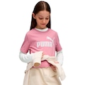 Camiseta Puma Ess No. 1 Logo Infantil ROSA