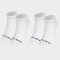 Meia Cano Curto Polo Wear Atoalhada - 2 pares - Unissex BRANCO