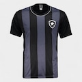Camisa Do Botafogo Braziline Intenso - Masculina PRETO/CINZA