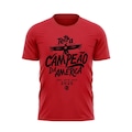 Camiseta Flamengo Comemorativa Tetra Libertadores Braziline Masculina VERMELHO/PRETO