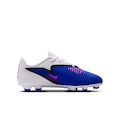 Chuteira de Campo Infantil Nike Phantom 6 Club AZUL/BRANCO