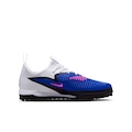 Chuteira de Society Infantil Nike Phantom 6 Academy AZUL/BRANCO