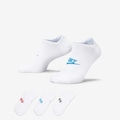 Meia Nike Sportswear Everyday Essentials (3 pares) Unissex BRANCO