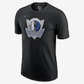 Camiseta Nike Dallas Mavericks Masculina PRETO/CINZA