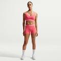 Shorts Nike Pro Feminino ROSA/BRANCO