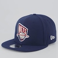 Boné New Era NBA New Jersey Nets Hardwood AZUL ESCURO