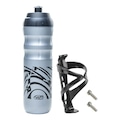 Caramanhola Térmica Água Bike com Suporte - 550 ml CINZA