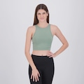 Top Fila Long Life Ribbed Feminino VERDE