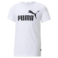Camiseta Puma Essentials Logo Tee Infantil BRANCO