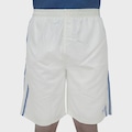 Bermuda Speedo Bold Microfibra 54cm Masculina BRANCO/AZUL