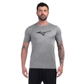 Camiseta Mizuno Run Spark Mescla Masculina CINZA