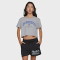 Camiseta DC Shoes M/C Orientation Cropped Feminina CINZA