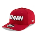 Boné New Era 9Seventy Strtch Snap Miami Heat NBA Masculino VERMELHO