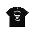 Camiseta New Era Regular Chicago Bulls NBA Masculina PRETO