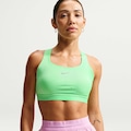Top Nike Swift Feminino VERDE CLA/CINZA CLA
