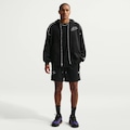 Shorts Nike Air Basquete Fleece Masculino PRETO/BRANCO