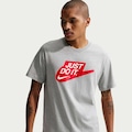 Camiseta Nike Sportswear JDI Masculina CINZA/VERMELHO